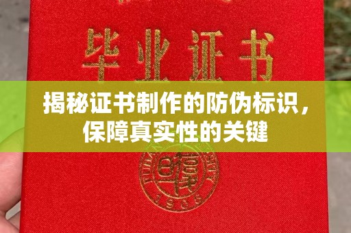 龙川揭秘证书制作的防伪标识，保障真实性的关键